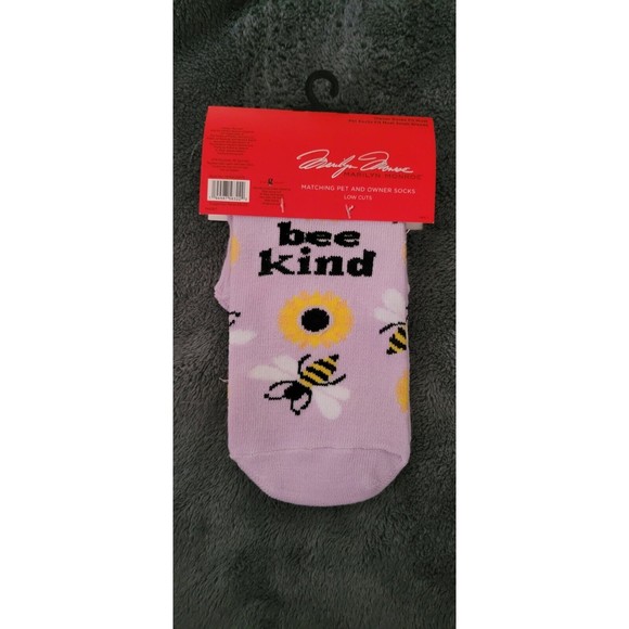 Marilyn Monroe Matching Pet & Owner Low Cut Socks Womens O/S Small Dog Bee Kind - Picture 3 of 9